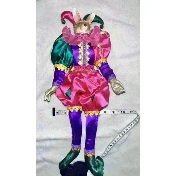 Katherine's Collection Wayne Kleski Bunny Rabbit Jester 26" Doll Easter Read - Picture 14 of 14